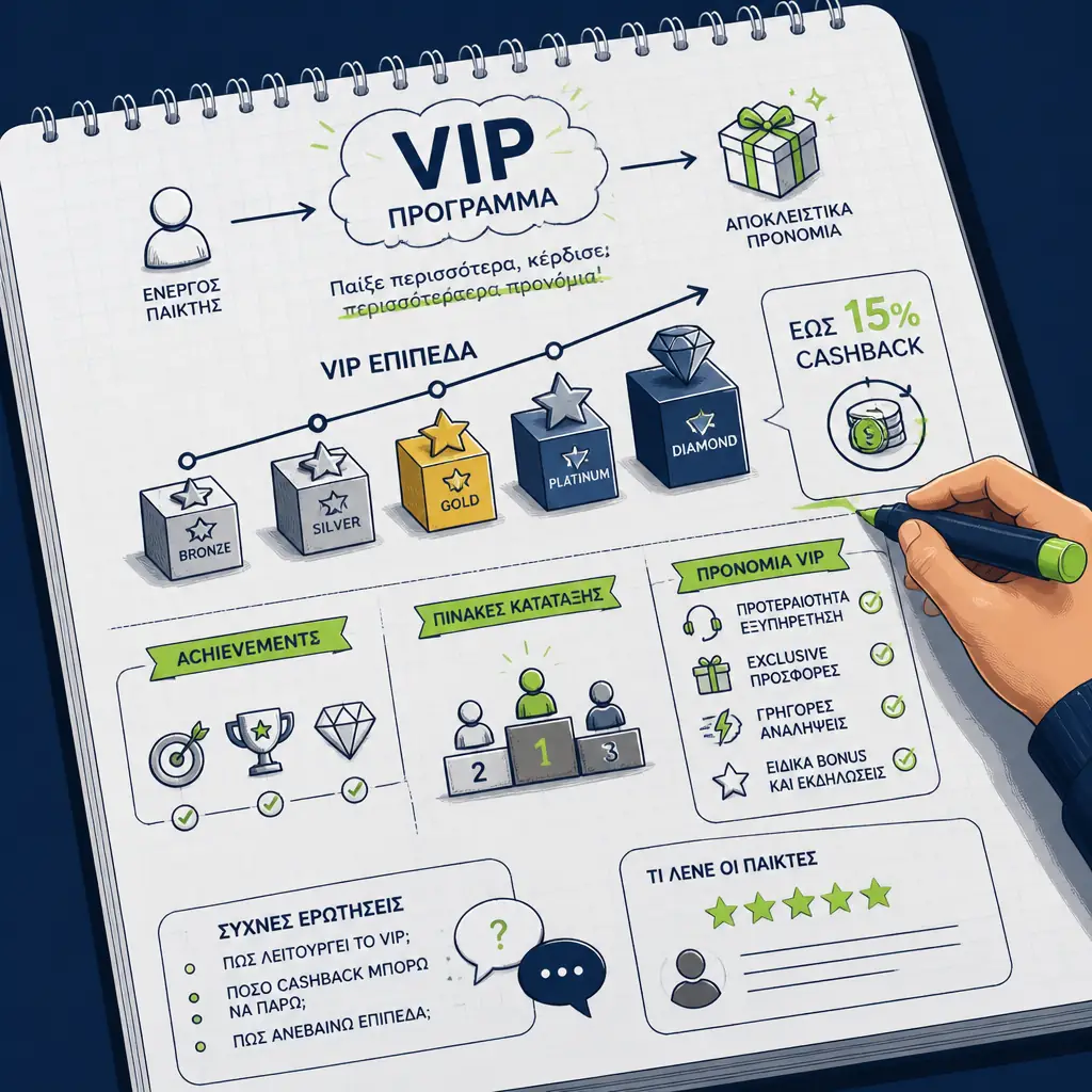 Wazamba Casino VIP visual guide for Wazamba